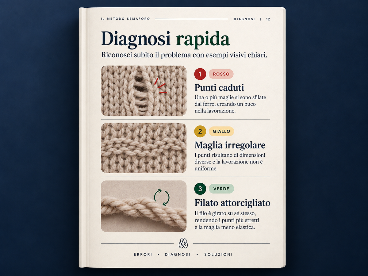 Il Metodo Semaforo per Lavorare a Maglia